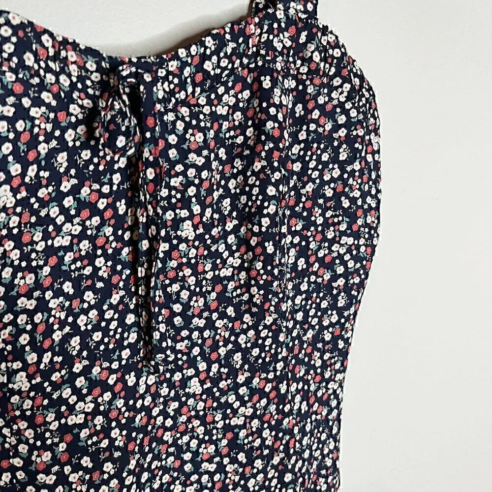 Aqua floral mini sundress - Picture 2 of 4